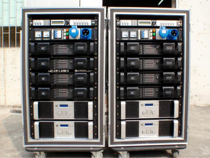 Canal 2 som estéreo ajustado do equipamento do DJ do amplificador de poder do transformador de 1200 watts
